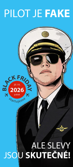 Pilot je fake, ale slevy jsou skutečné! Black Friday startuje 27. 11. 2026