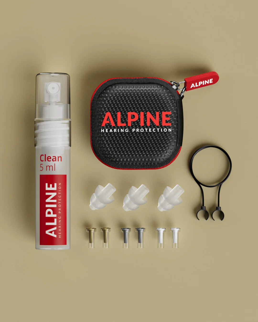 Alpine MusicSafe Pro transparentní – detail ucpávky