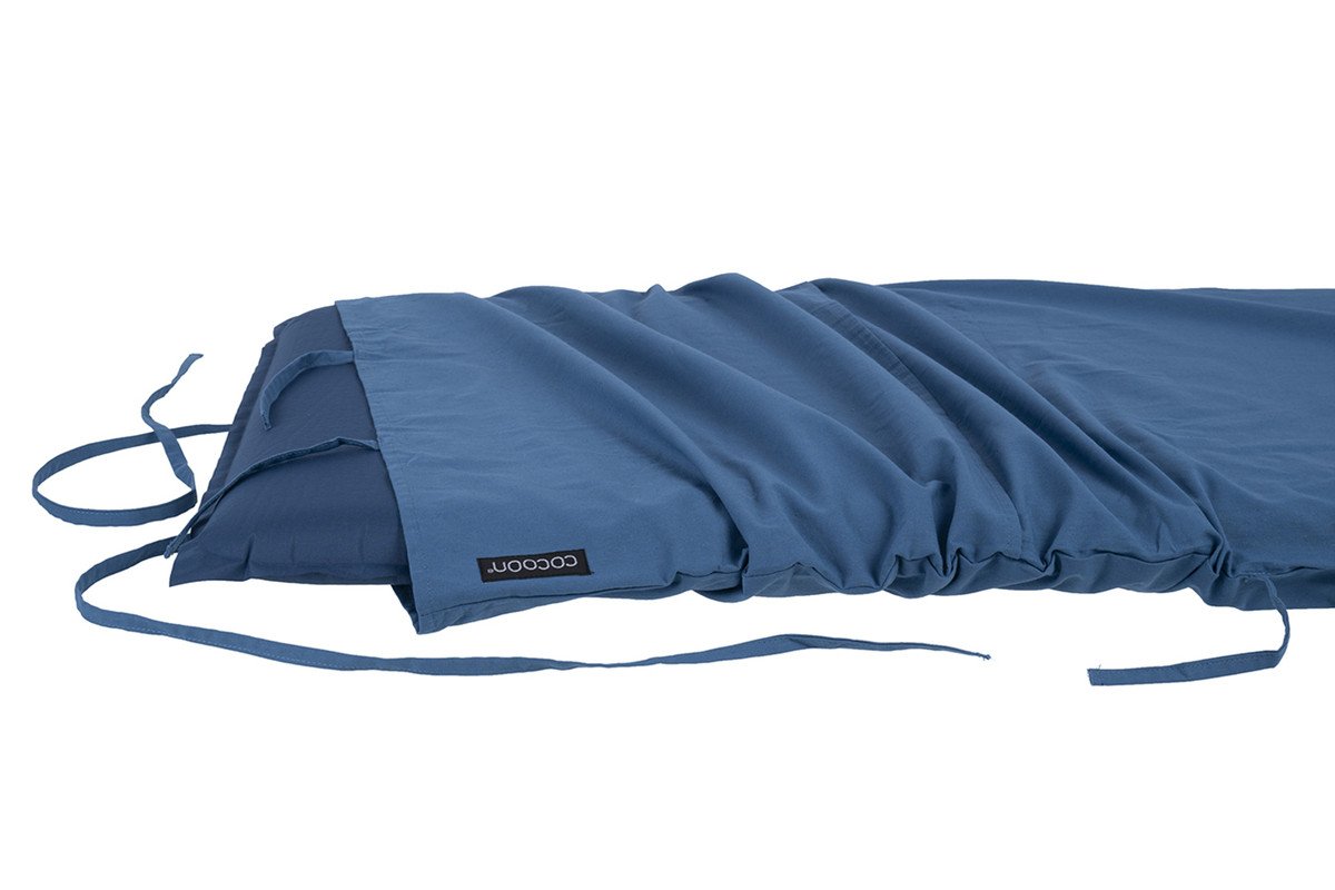 Cocoon obal na spací podložku Pad Cover petrol 185mm – srolovaný potah připravený do batohu