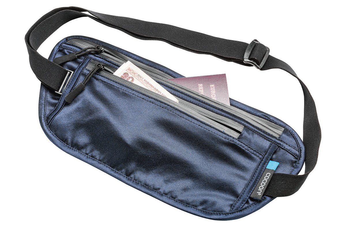 Cocoon skrytá ledvinka Secret Waist Wallet Silk black – stejný model v jiné barvě