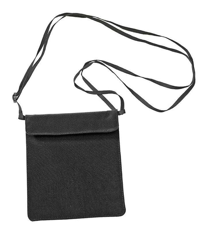 Cocoon skrytá kapsa Passport Wallet Silk black – hedvábná skrytá kapsa na pas Passport Wallet Silk