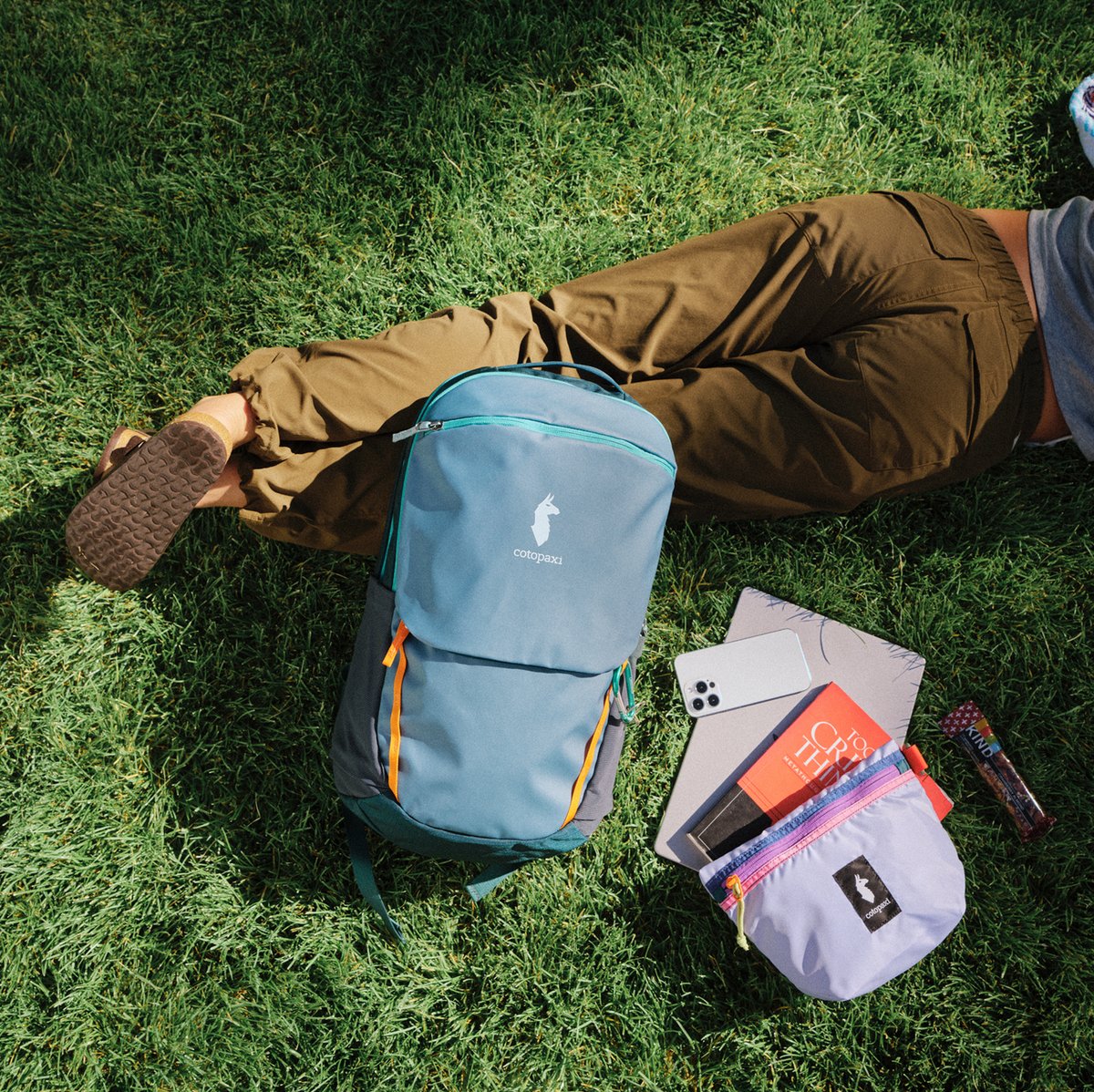 Cotopaxi Cubo Pouch Organizers Del Dia Dark Red/Navy Blue/Blue – taštičky Cubo na výletě