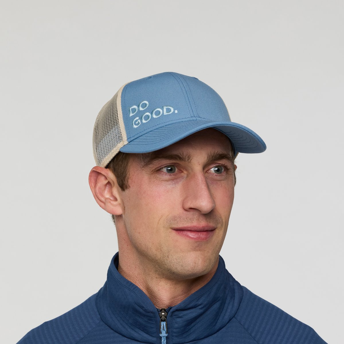 Cotopaxi Do Good Trucker Hat Fatigue – kšiltovka Do Good Trucker na hlavě