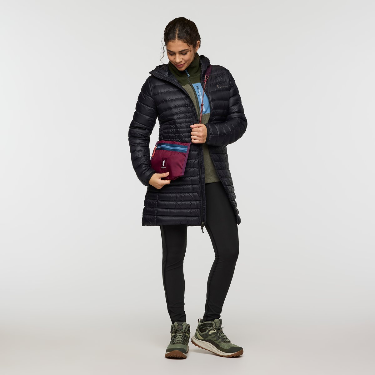 Cotopaxi Lista 2l Lightweight Crossbody Bag Cada Dia Black – taška Lista nošená crossbody