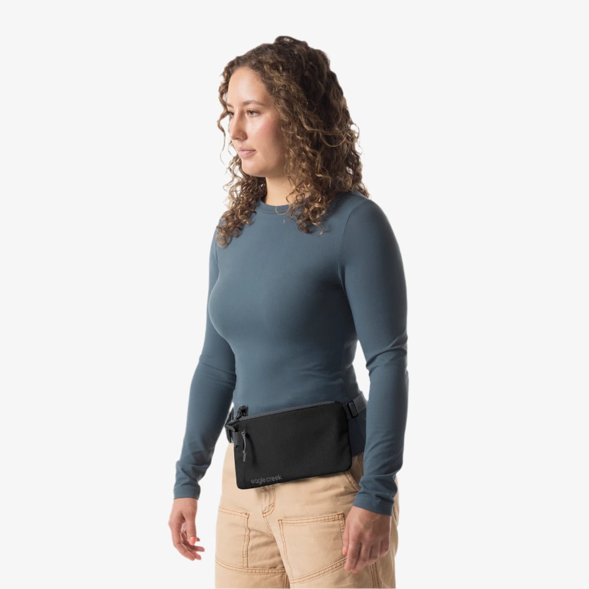 Eagle Creek taška Stash RFID Sling Bag black – taška nošená pod bundou
