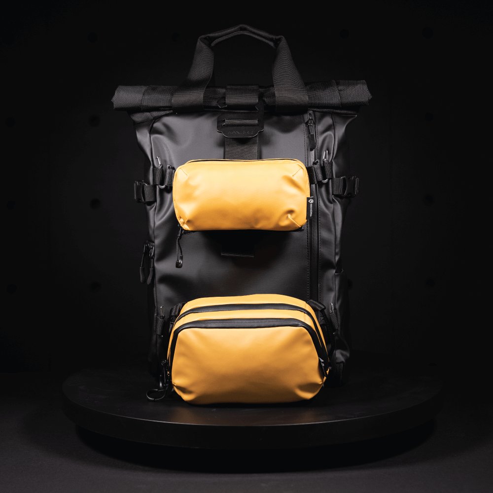 Wandrd pouzdro Tech Bag Small dallol yellow – detail