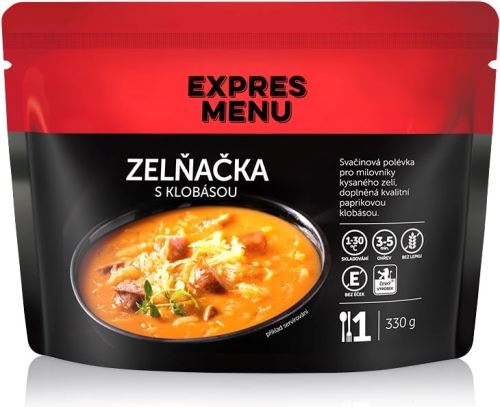 Expres Menu zelňačka s klobásou 330g