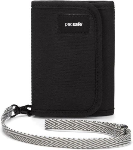 Pacsafe RFIDsafe V125 Trifold Wallet black bezpečnostní peněženka