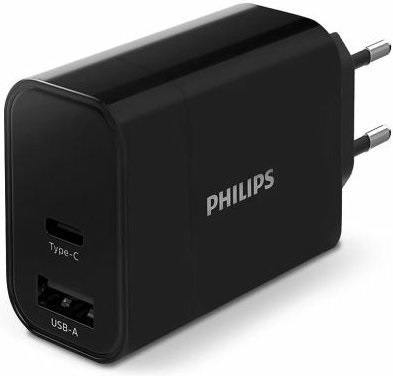 Philips duální USB nástěnná nabíječka DLP2621/12