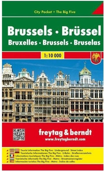 Freytag & Berndt kapesní plán města Brusel 1:10000