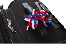 Pomchies ID třásně na zavazadla black/yellow gold (2)