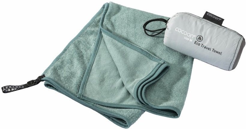 Cocoon cestovní ručník Eco Travel Towel M nile green