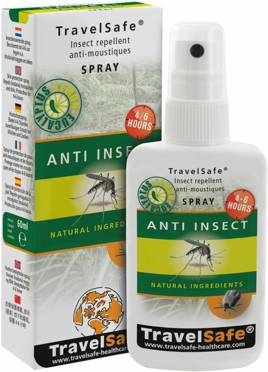 TravelSafe přírodní repelent Anti-Insect Spray 60ml