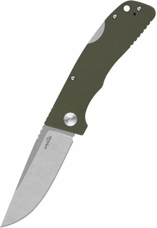 Schnitzel KVAR outdoorový nůž green stonewashed