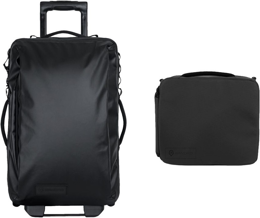 Wandrd zavazadlo Transit Carry-On Roller 40l black Essential+ Bundle