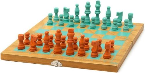 Legami hra sada her šachy a dáma Vintage Chess & Draughts