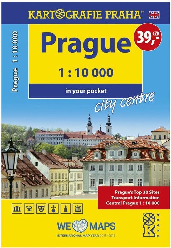 Prague 1:10000 in your pocket - city centre anglicky