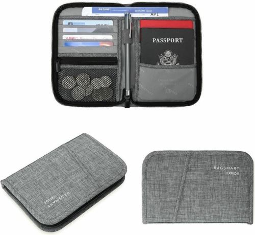 Bagsmart organizér Lax Passport Holder RFID heather grey
