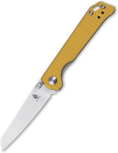 Kizer Begleiter Mini Yellow G10 with Pineapple Pattern