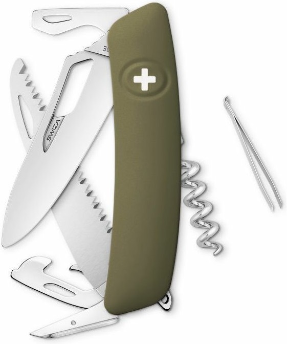 Swiza kapesní nůž SH05R Single Hand olive