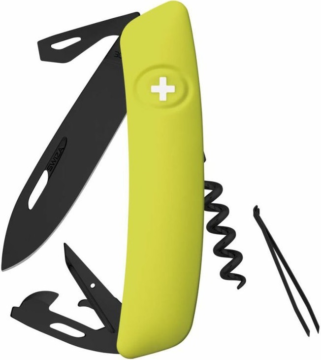 Swiza kapesní nůž D03 Allblack Standard moss