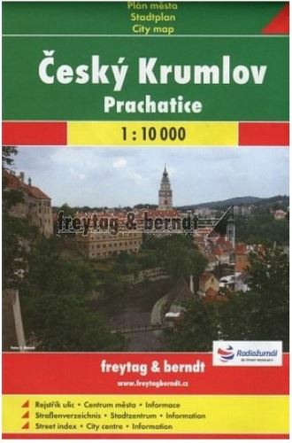 Plán města Český Krumlov, Prachatice 1:10000