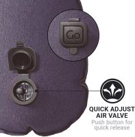 Go Travel nafukovací podhlavník Fusion Travel Pillow blueberry blue (1)