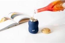 QUE termolahev Insulated Bottle 355ml metallic charcoal (5)