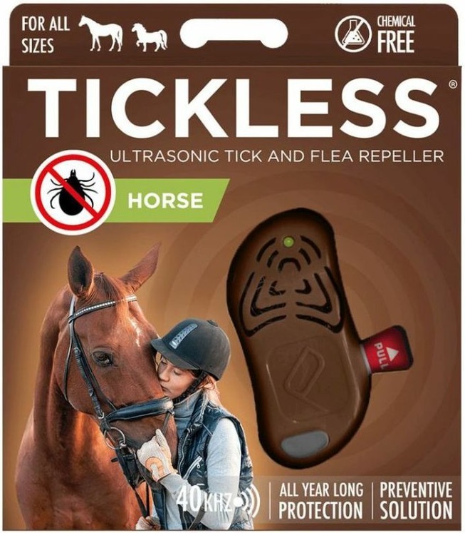 Tickless ultrazvukový odpuzovač klíšťat HORSE brown