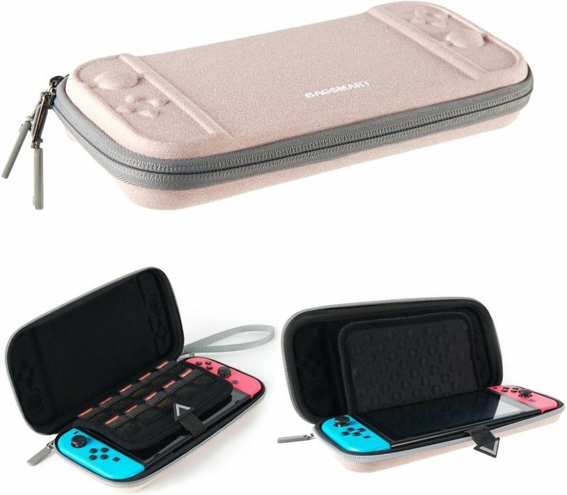 Bagsmart pouzdro Nintendo Switch Case pink
