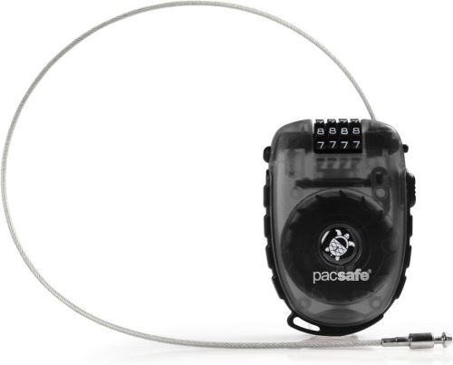 Pacsafe Retractasafe 250 smoke samonavíjecí lanko