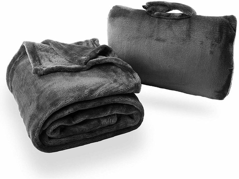 Cabeau cestovní deka Fold ´N Go Blanket charcoal