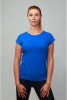 CityZen bavlněné triko dámské BREDA královská modrá XS/34 klasické s elastanem