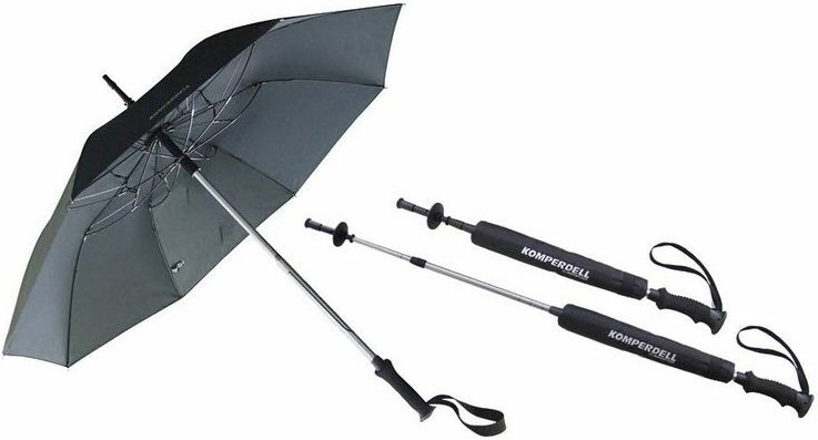 Komperdell treková hůl s deštníkem Trekking Umbrella Pole