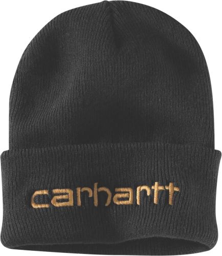 Carhartt čepice Knit Insulated Logo Graphic Cuffed Beanie black