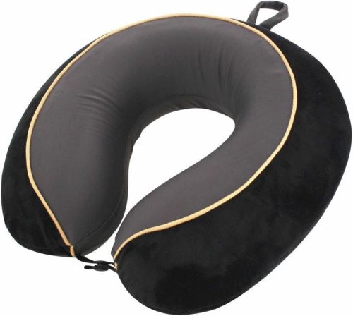 TravelSafe podhlavník Travel Pillow Memory Foam black/grey