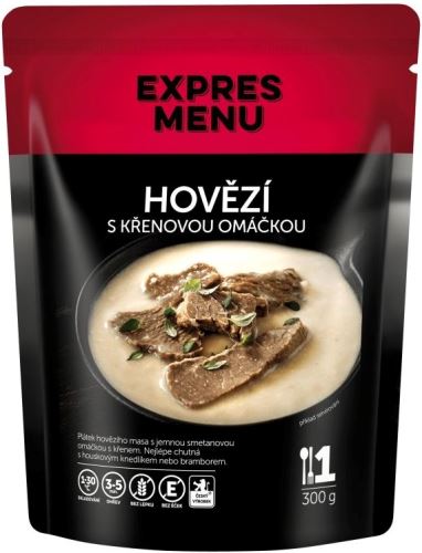 Expres Menu hovězí s křenovou omáčkou 300g