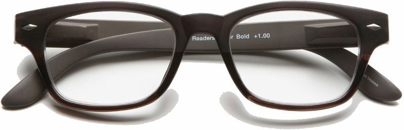 B+D cestovní brýle Super Bold Readers black