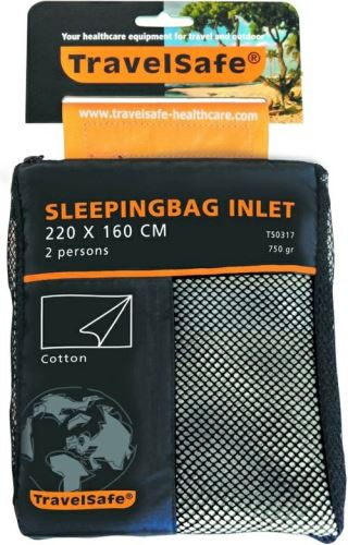 TravelSafe vložka do spacáku Cotton Envelope 2 beige