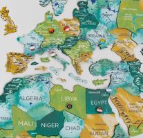 Enjoy the Wood 3D nástěnná dřevěná mapa World Map Surface Prime (5)