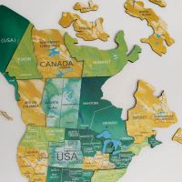 Enjoy the Wood 3D nástěnná dřevěná mapa World Map Surface Prime (3)