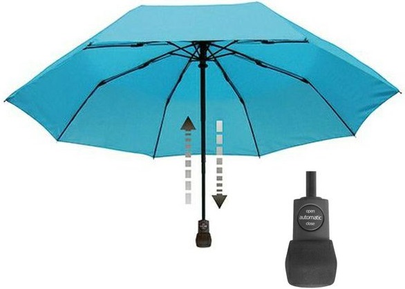 EuroSchirm deštník Light Trek Automatic ice blue