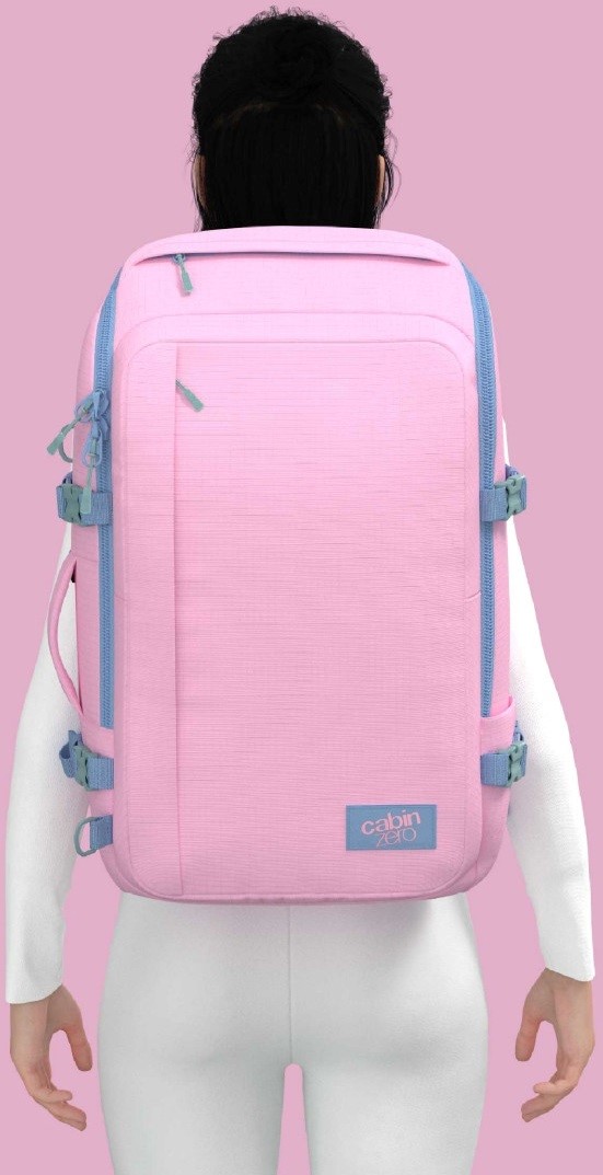 CabinZero Adventure 42l sakura na zádech