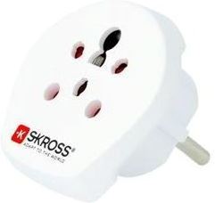 SKROSS cestovní adaptér Indie, Izrael, Dánsko/Evropa typ E/F