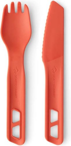 Sea To Summit sada příborů Passage Cutlery Set 2pcs spicy orange