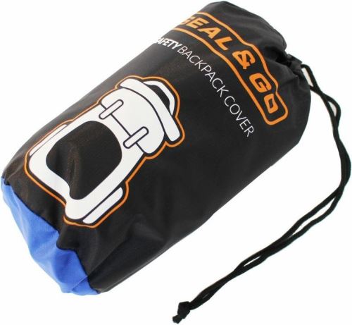 Seal & Go obal na batohy a zavazadla Backpack Cover black