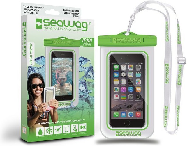 Seawag vodotěsné pouzdro na Smartphone bílé/zelené