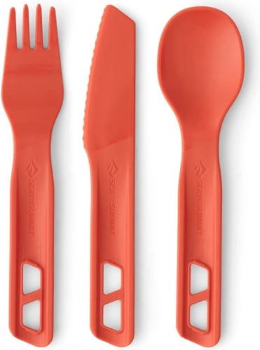 Sea To Summit sada příborů Passage Cutlery Set 3pcs spicy orange