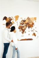 Enjoy the Wood 3D nástěnná dřevěná mapa World Map Multicolor Prime (8)