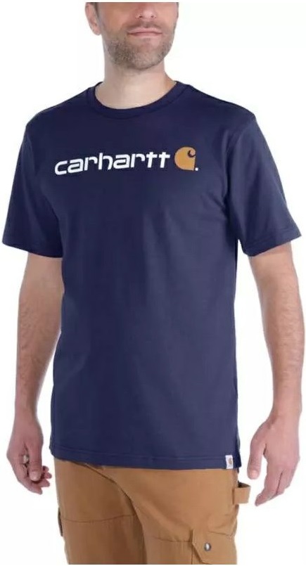 Carhartt triko Core Logo S-Sleve T-Shirt M navy